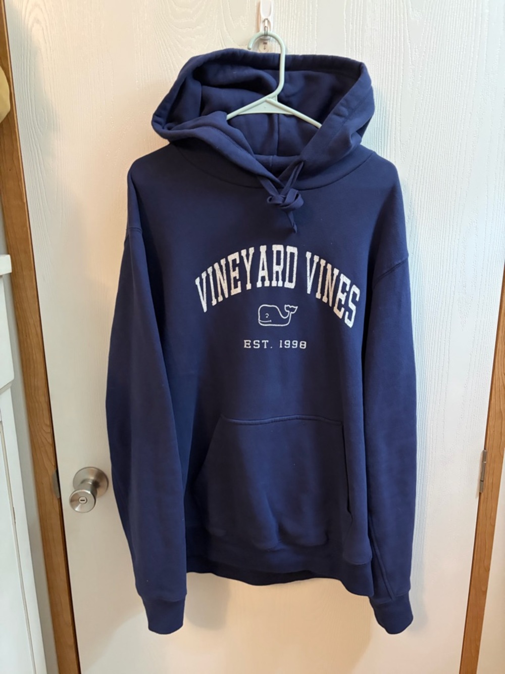 Vineyard Vines Men's Navy Pullover Hoodie SZ L